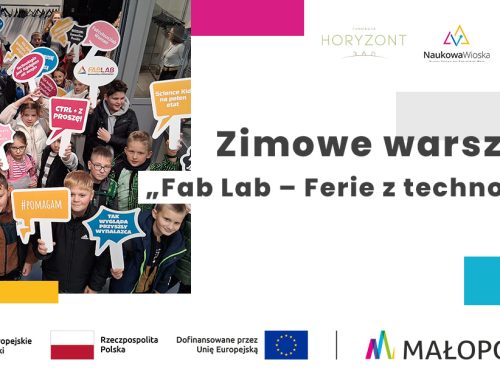 Zimowe warsztaty „Fab Lab – Ferie z technologią”